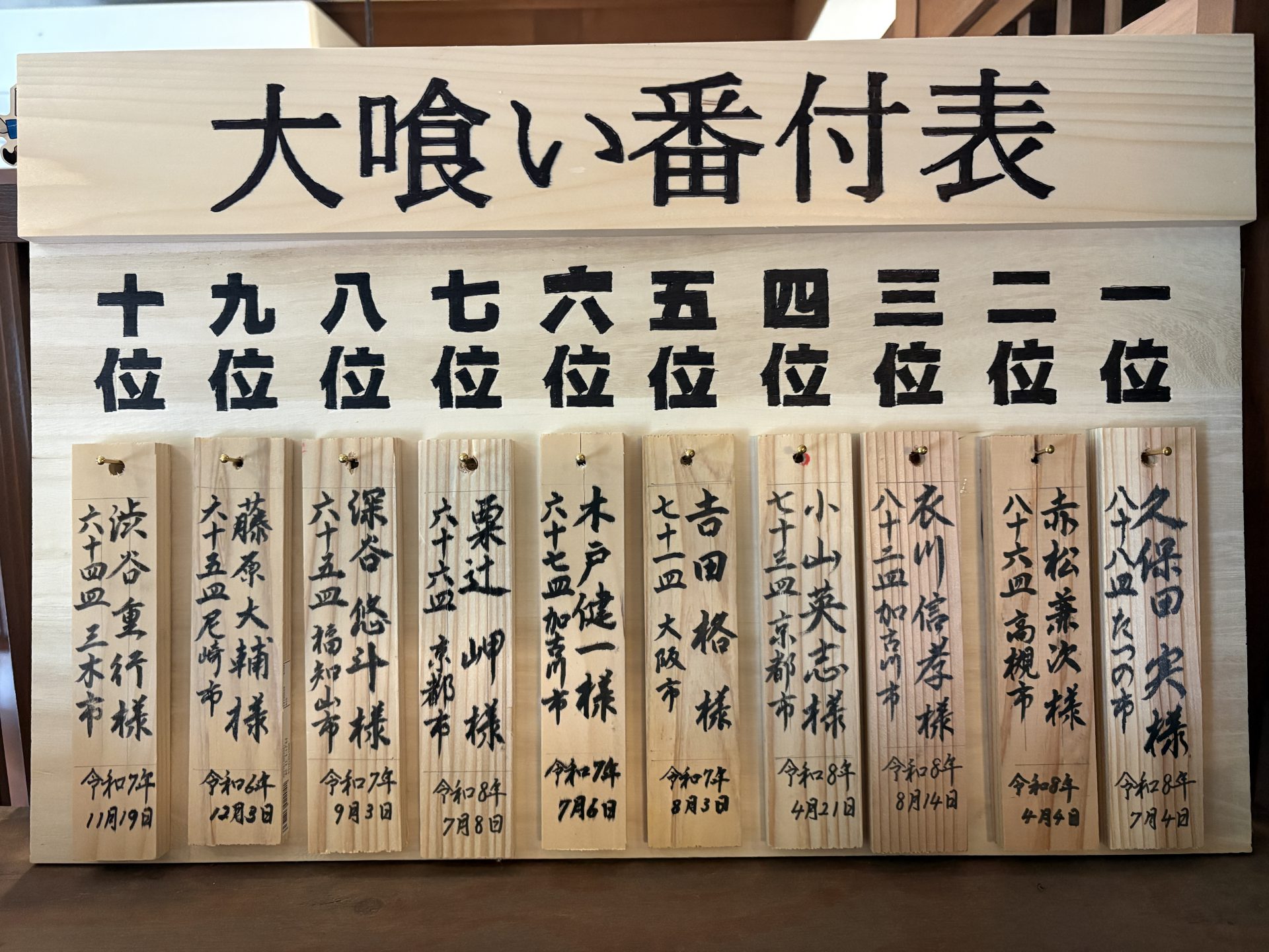 ステッカープレゼント